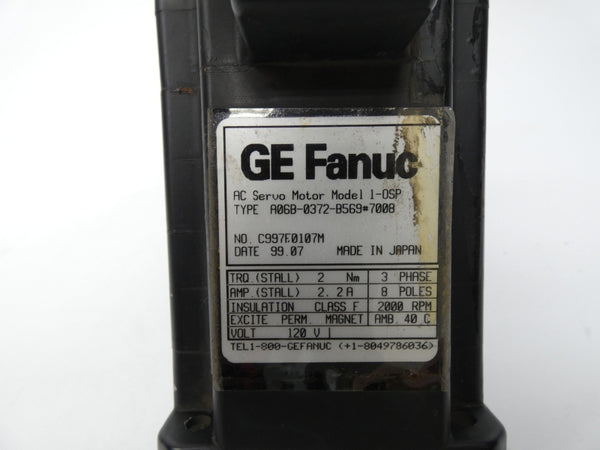 FANUC A06B-0372-B569#7008 120V 2.2A UNMP