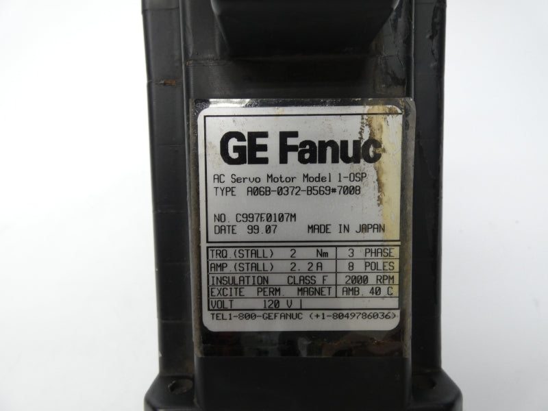 FANUC A06B-0372-B569#7008 120V 2.2A UNMP