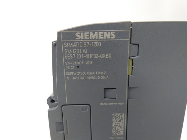 SIEMENS 6ES7231-4HF32-0XB0 24VDC UNMP