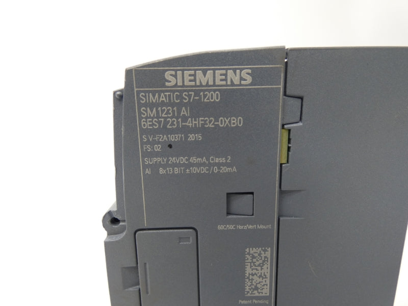 SIEMENS 6ES7231-4HF32-0XB0 24VDC UNMP