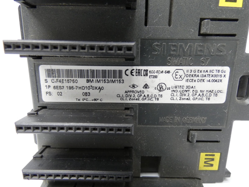 SIEMENS 6ES7195-7HD10-0XA0 UNMP