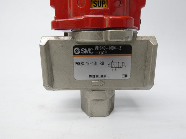 SMC VHS40-N04-Z-X519 15-150PSI NSNP
