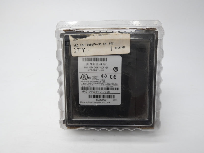 GE FANUC IC693CPU374-GR NSFS