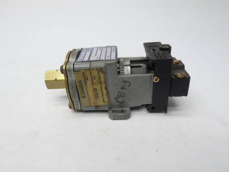 SQUARE D 9012GNO-4 SER. B 240V 1.5-75PSI UNMP