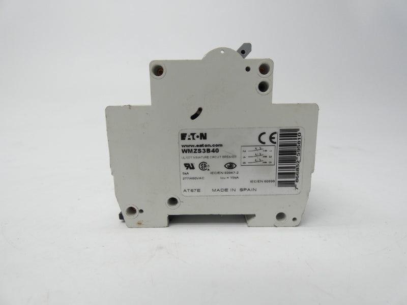 EATON WMZS3B40 277/480VAC 40A UNMP