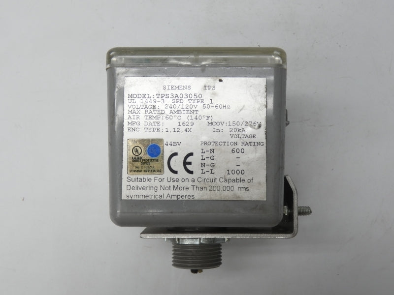SIEMENS TPS3A03050 240/120V UNMP