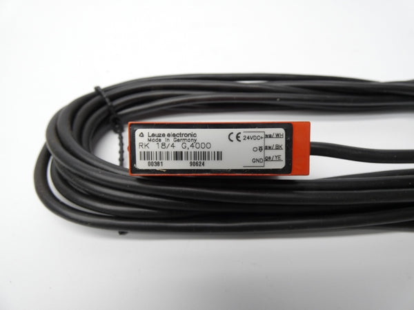 LEUZE ELECTRIC RK18/4G4000 24VDC NSMP