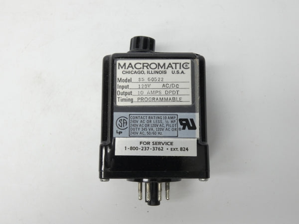 MACROMATIC SS60522 120VAC 10A NSMP