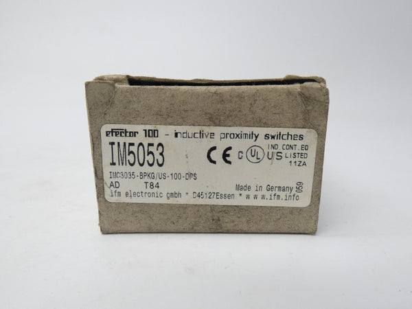 IFM EFECTOR IM5053 IMC3035-BPKG/US-100-DPS 10-36V NSMP