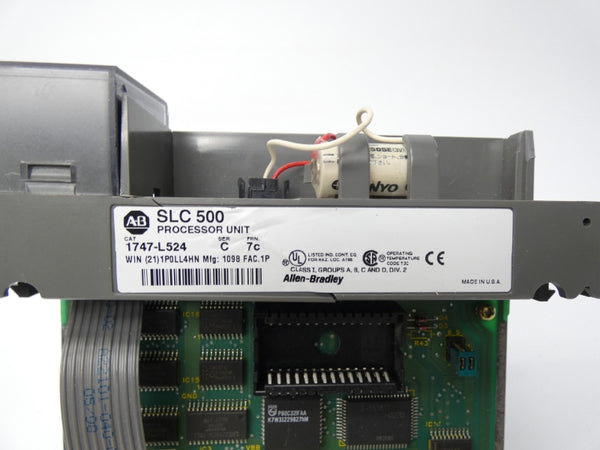 ALLEN BRADLEY 1747-L524 SER. C F/W 7 (AS PICTURED) UNMP