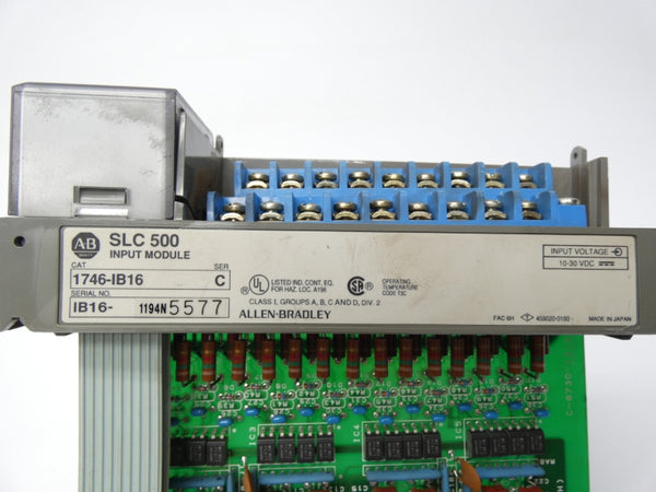 ALLEN BRADLEY 1746-IB16 SER. C 10-30VDC (AS PICTURED) UNMP