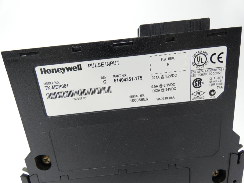 HONEYWELL TK-MDP081 51404351-175 REV. C F/W F 24VDC 0.5A (AS PIC) UNMP