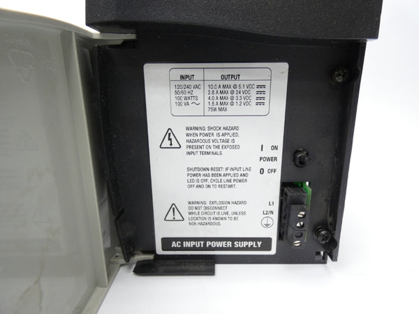 ALLEN BRADLEY 1756-PA72 SER. C REV. C01 120/240VAC 10A UNMP