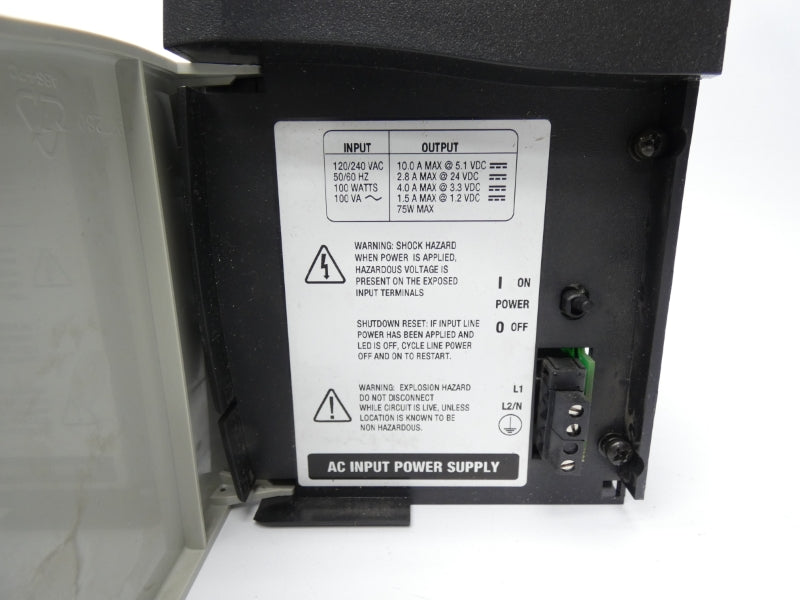 ALLEN BRADLEY 1756-PA72 SER. C REV. C01 120/240VAC 10A UNMP