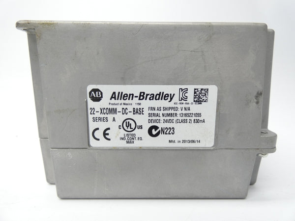 ALLEN BRADLEY 22-XCOMM-DC-BASE SER. A F/W V 24VDC UNMP