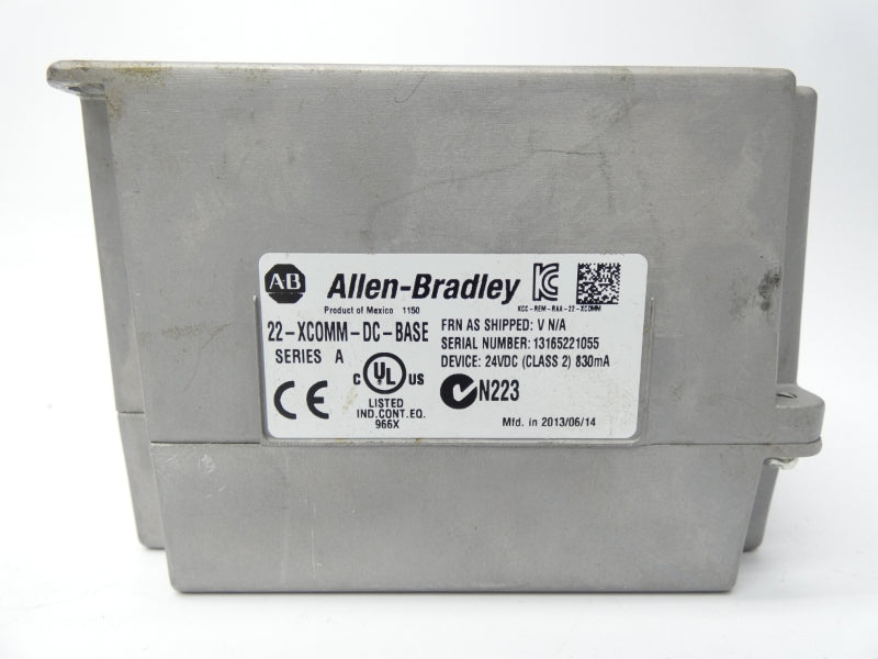 ALLEN BRADLEY 22-XCOMM-DC-BASE SER. A F/W V 24VDC UNMP
