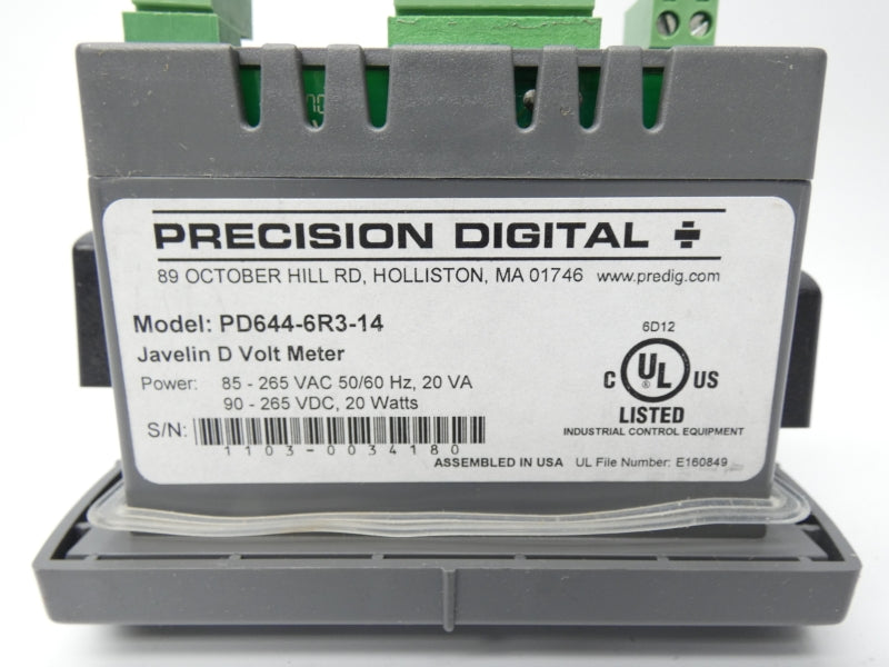 PRECISION DIGITAL PD644-6R3-14 90-265VDC NSNP