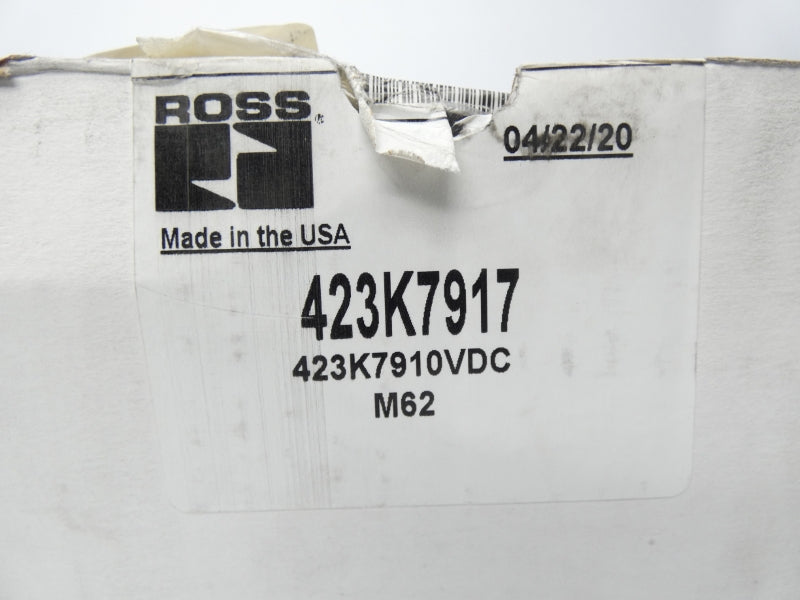 ROSS 423K7917 110VDC 150PSI NSMP
