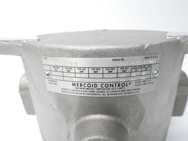 MERCOID DAHF-7431-0-5 440VAC 5A 60PSI NSMP