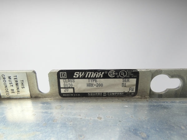 SQUARE D 8030HRK-200 600V SER. D1 UNMP