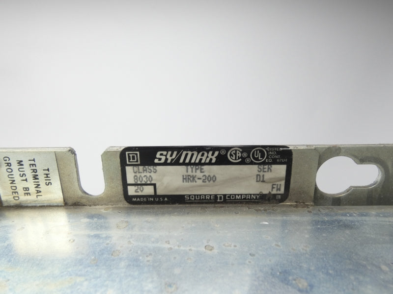 SQUARE D 8030HRK-200 600V SER. D1 UNMP
