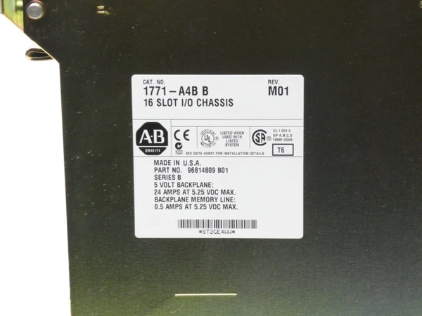ALLEN BRADLEY 1771-A4B SER. B REV. M01 5.25VDC 24A NSMP