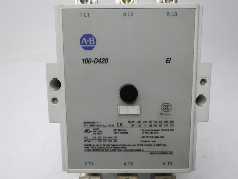 ALLEN BRADLEY 100-D420EN00 380-500V NSNP