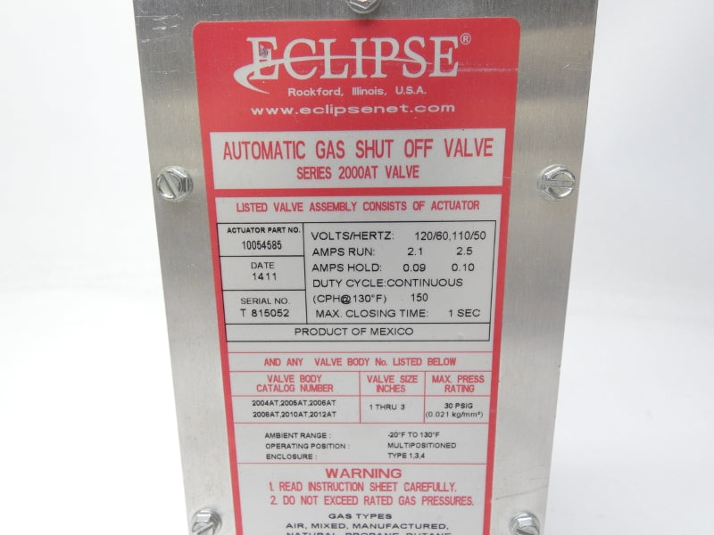 ECLIPSE 10054585 110/120V 2.5A NSNP