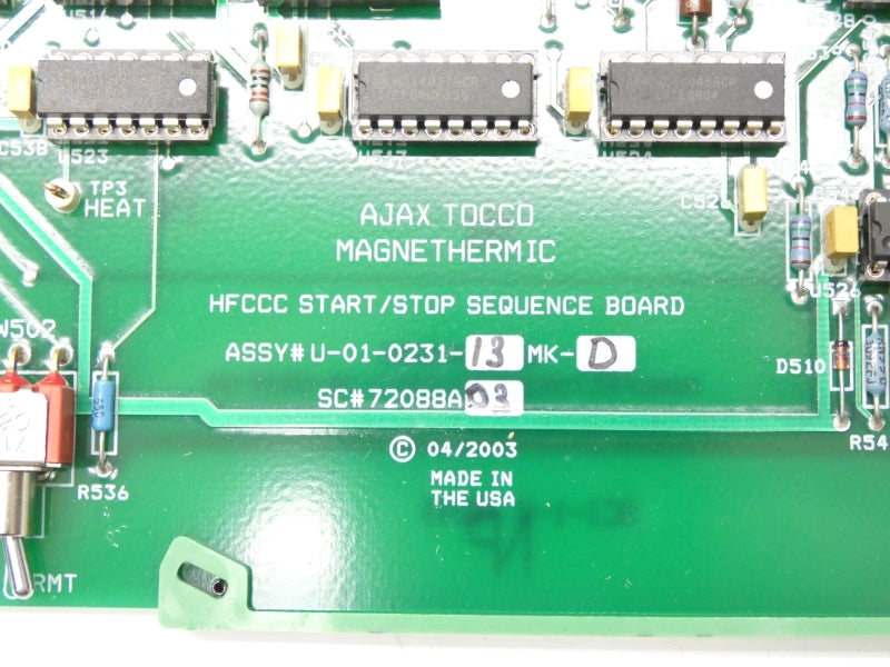 AJAX TOCCO U-01-0231-13MK-D SC72088A03 NSMP