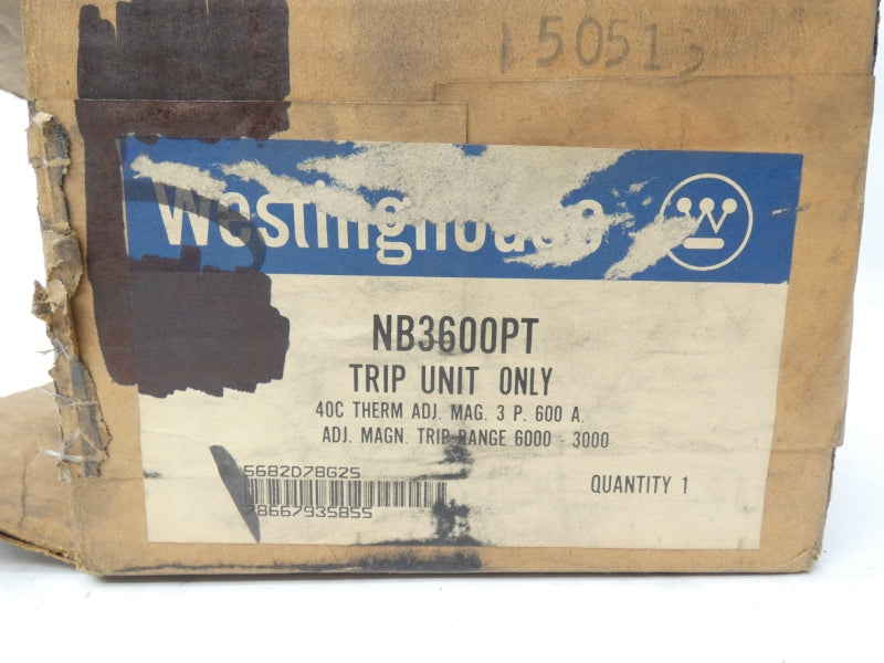 WESTINGHOUSE NB3600PT 600VAC 600A NSMP
