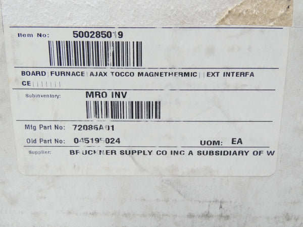 AJAX MAGNETHERMIC SC72086A01 NSFS