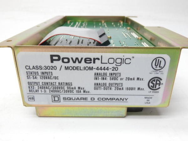 SQUARE D 3020IOM-4444-20 120VAC 10A NSMP