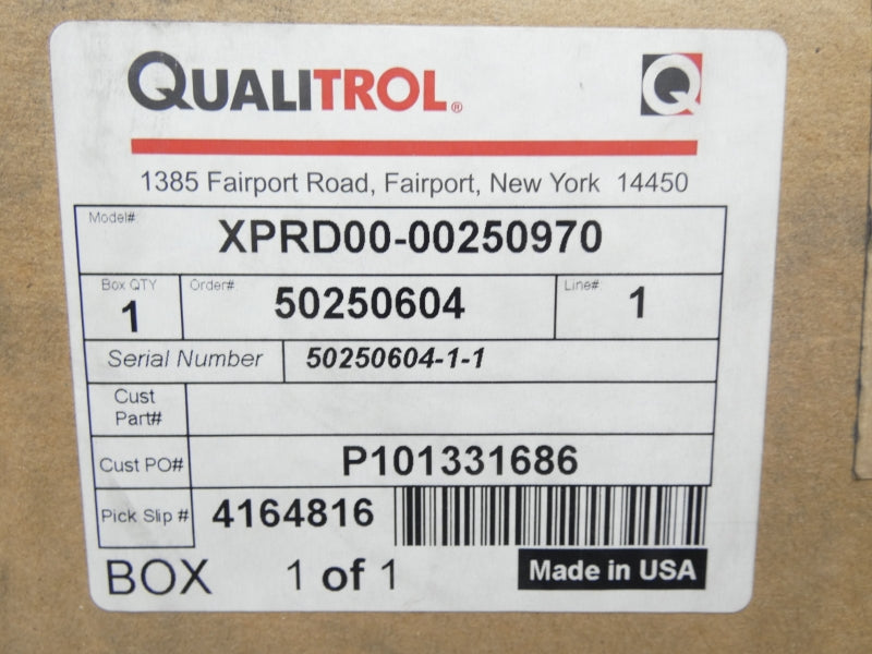 QUALITROL XPRD00-00250970 10PSI NSMP