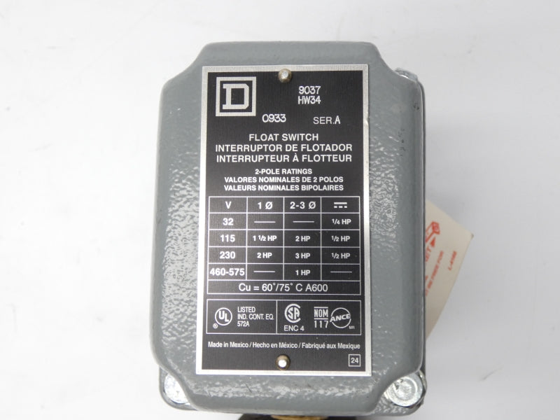 SQUARE D 9037HW34 SER. A NSMP
