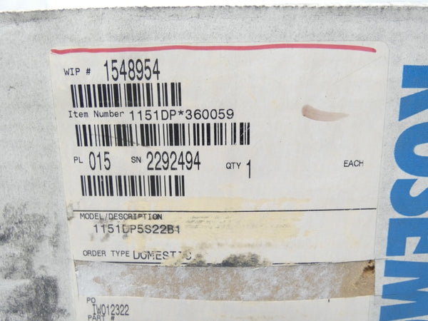 ROSEMOUNT 1151DP5S22B1 45VDC 2000PSI NSMP