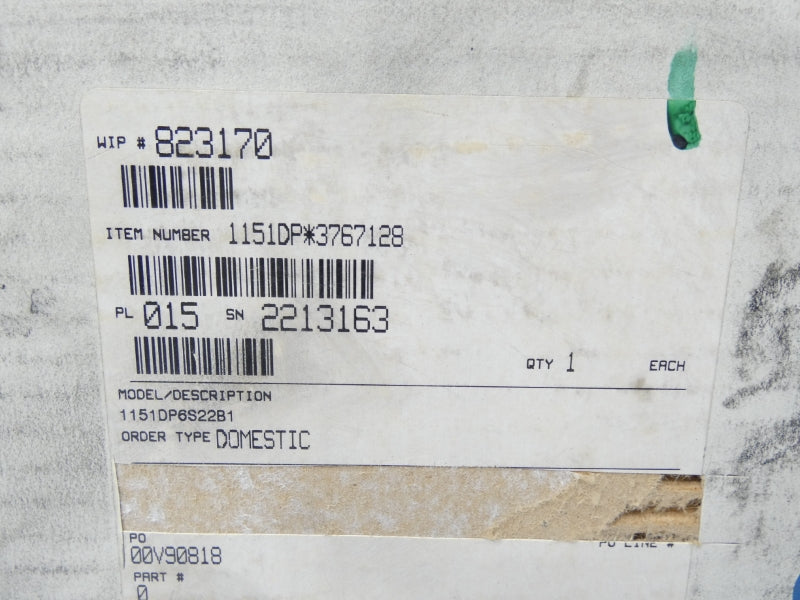 ROSEMOUNT 1151DP6S22B1 NSFS