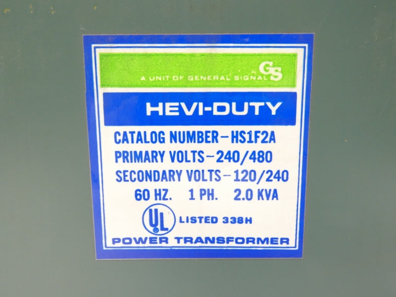 HEVI-DUTY HS1F2A 240/480V (AS PICTURED) NSMP