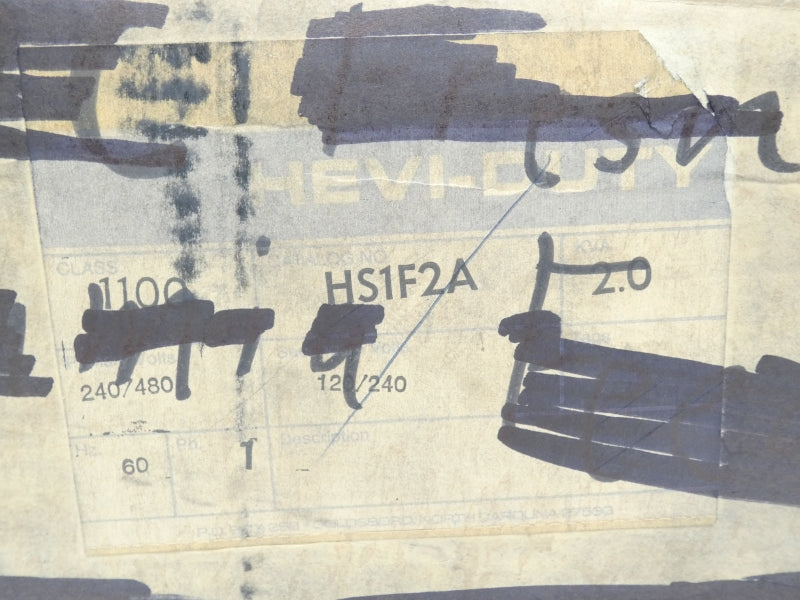 HEVI-DUTY HS1F2A 240/480V (AS PICTURED) NSMP