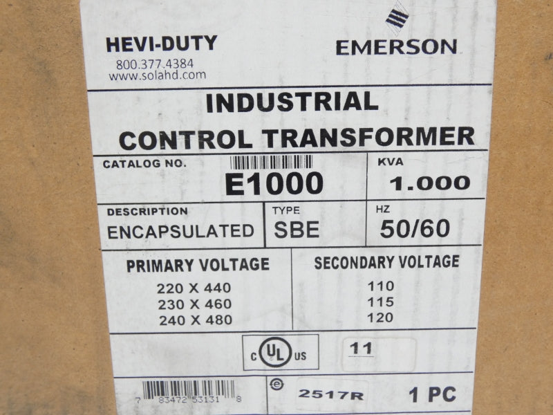 HEVI-DUTY E1000 240/480V NSMP