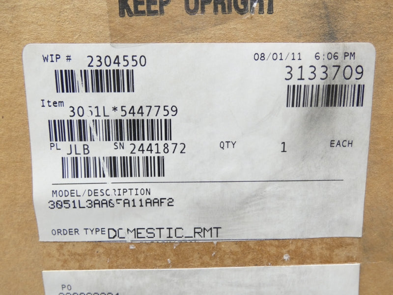 ROSEMOUNT 3051L3AA0FA11AAF2 10.5-55VDC 36PSI NSMP