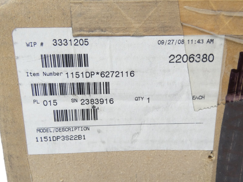 ROSEMOUNT 1151DP3S22B1 45VDC 2000PSI NSMP