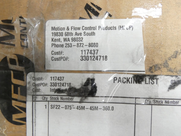 MOTION & FLOW SF22-075-45M-45M-360.0 NSMP