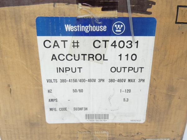 WESTINGHOUSE CT4031 380-460V 5.3A NSMP