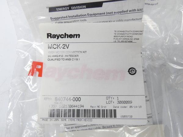 RAYCHEM MCK-2V 840744-000 1000V NSMP