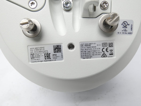 AXIS Q6074 01968-004 50-57VDC 0.31-0.3A NSMP