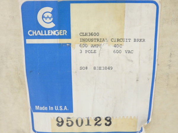 CHALLENGER CLH3600 600VAC 600A NSMP