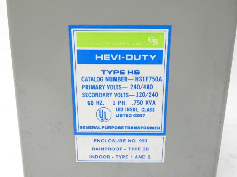 HEVI-DUTY HS1F750A 240/480V NSMP