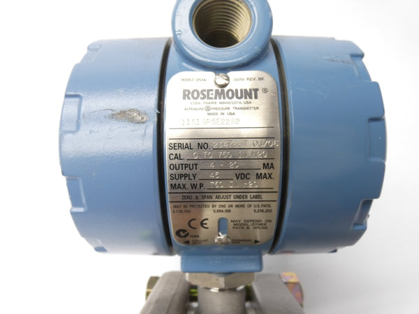 ROSEMOUNT 1151GP5E22B2 45VDC NSNP