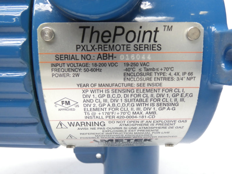 AMETEK PXLX-REMOTE 19-250VAC NSNP