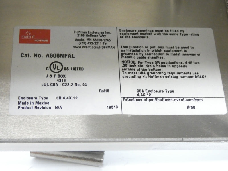 HOFFMAN A606NFAL NSNP